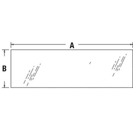 Aftermarket Rear Cab Glass Fits Kubota M8200 M5700 M9000 M105 M4900 M95 M6800 3A751-70550